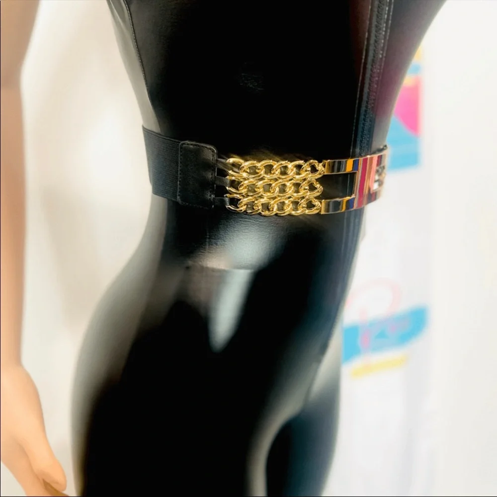 Golden Bling Chain/ Stretch Belt